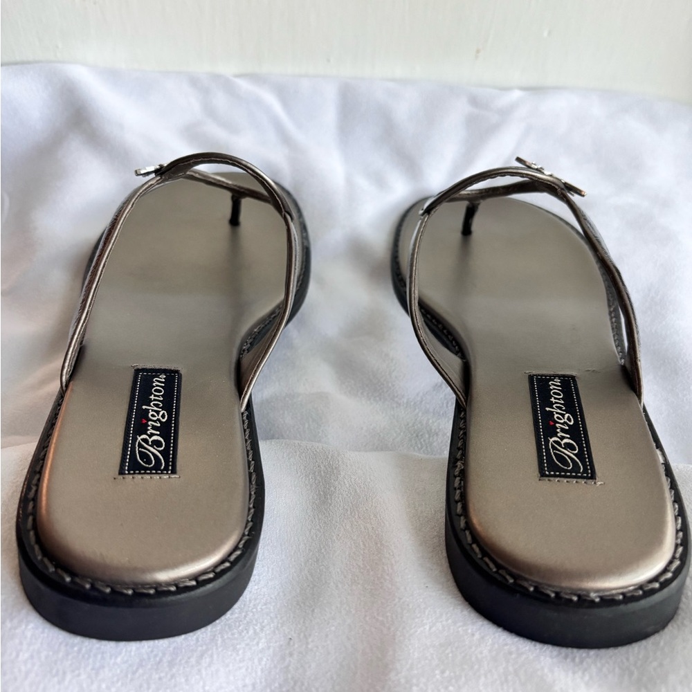 Brighton Osiris Black Sandals with Butterfly Ornament Size 10M - Picture 5 of 7